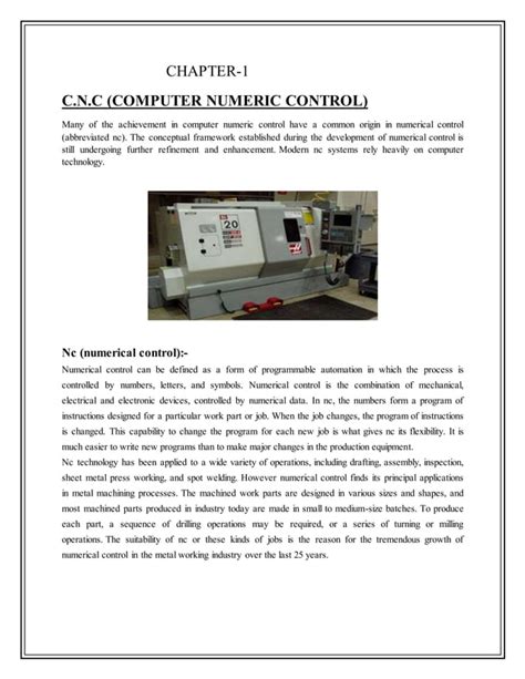 cnc machine maintenance project report|cnc training project report.